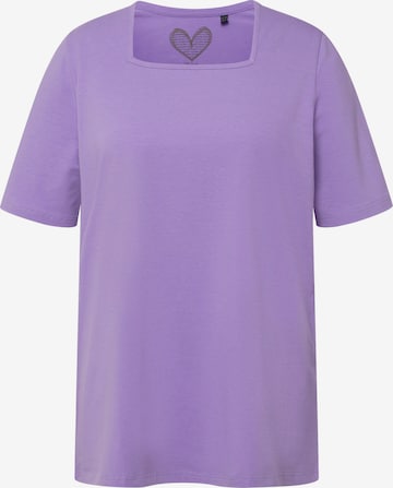 Ulla Popken Shirt in Lila: voorkant