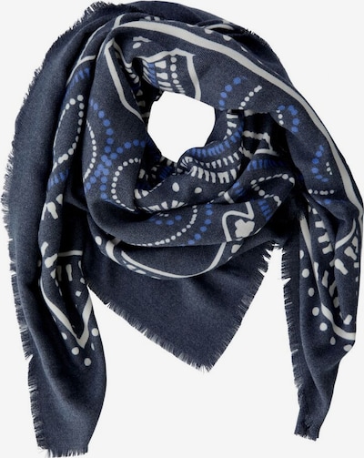 OUI Tuch in blau / dunkelblau / wollweiß, Produktansicht