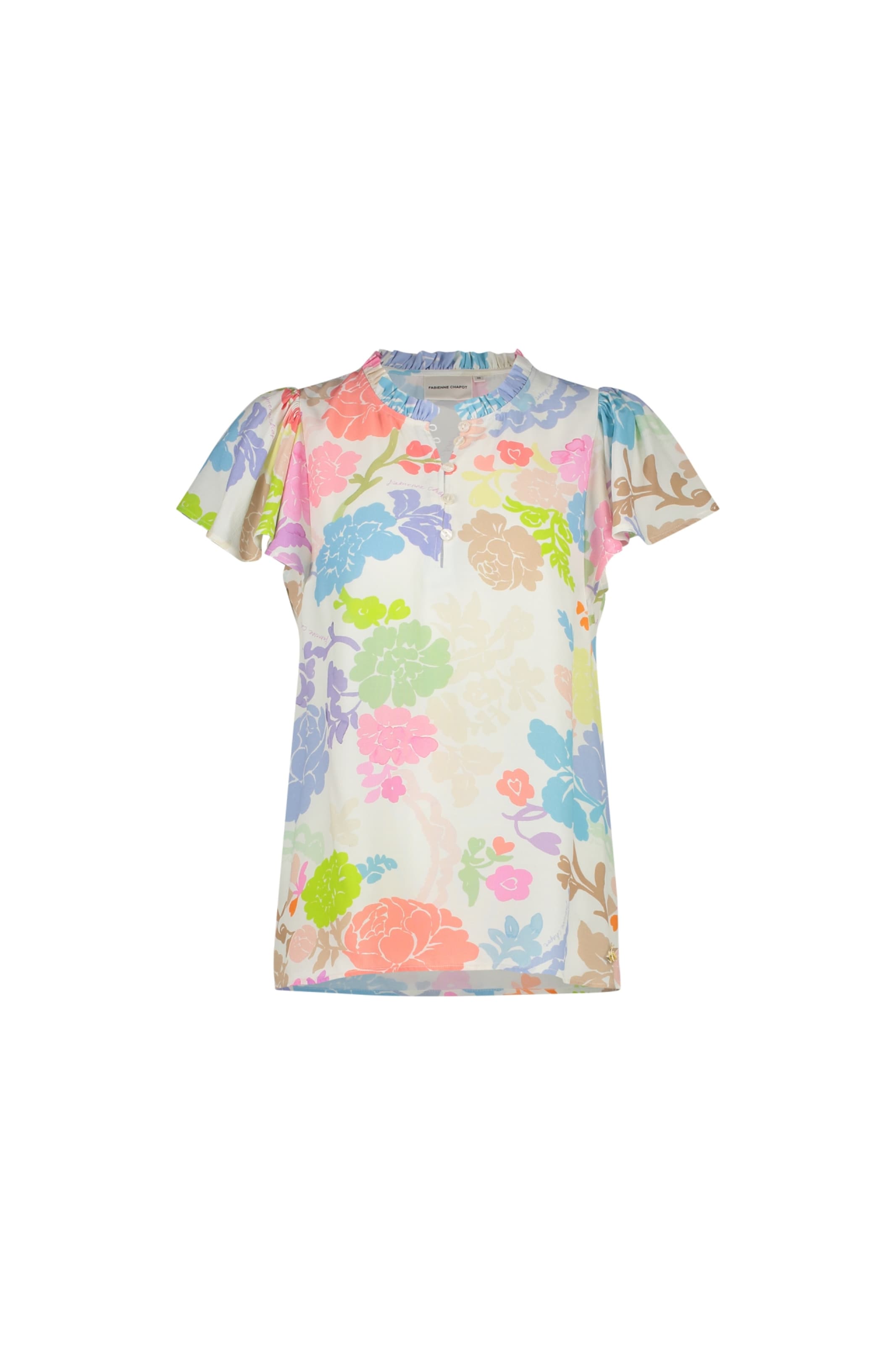 Fabienne Chapot Blouse 'Vanessa' in Gemengde kleuren: voorkant