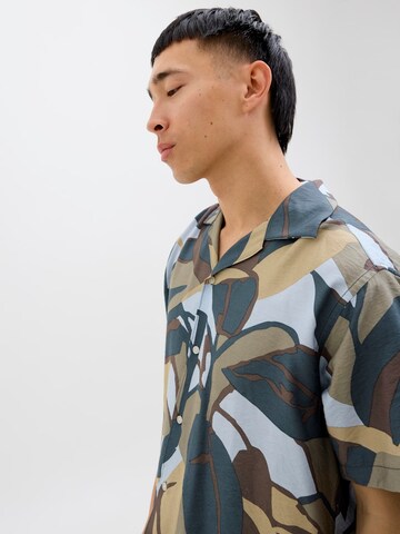 JACK & JONES Классический крой Рубашка в Серый