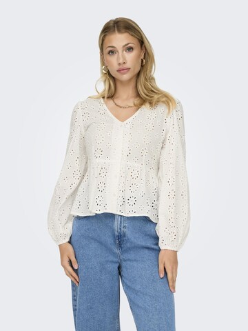 JDY Bluse in Weiß: Vorderseite