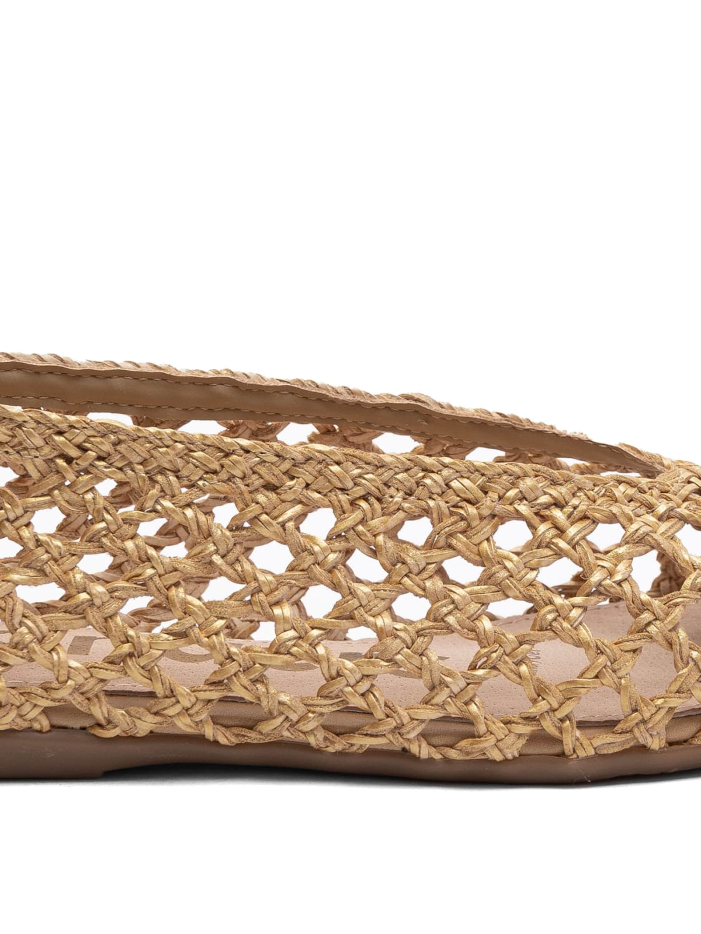 Wonders Ballerina 'CH-1005-PLATINO' in Gold