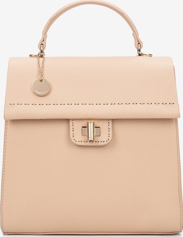 Zaino 'Zaino Donna Vegan Leather Diana & Co Firenze - Chiusura Girello Tracolla Regolabile' di Diana&Co. in beige: frontale
