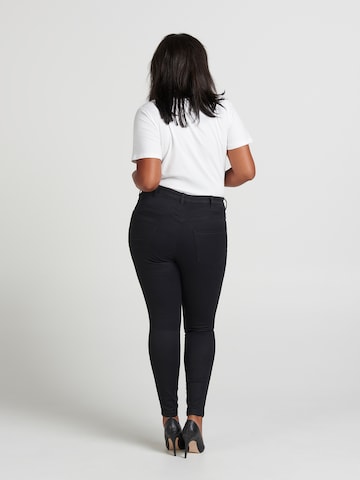 Zizzi Slim fit Jeans 'AMY' in Black