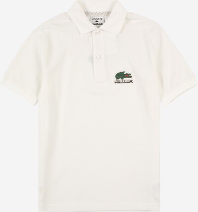 Tricou LACOSTE pe alb, Vizualizare produs