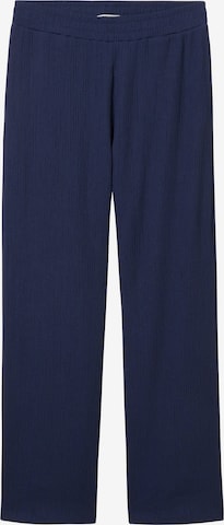 Wide Leg Pantalon TOM TAILOR en bleu : devant