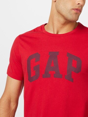 GAP Regular fit Shirt in Rood