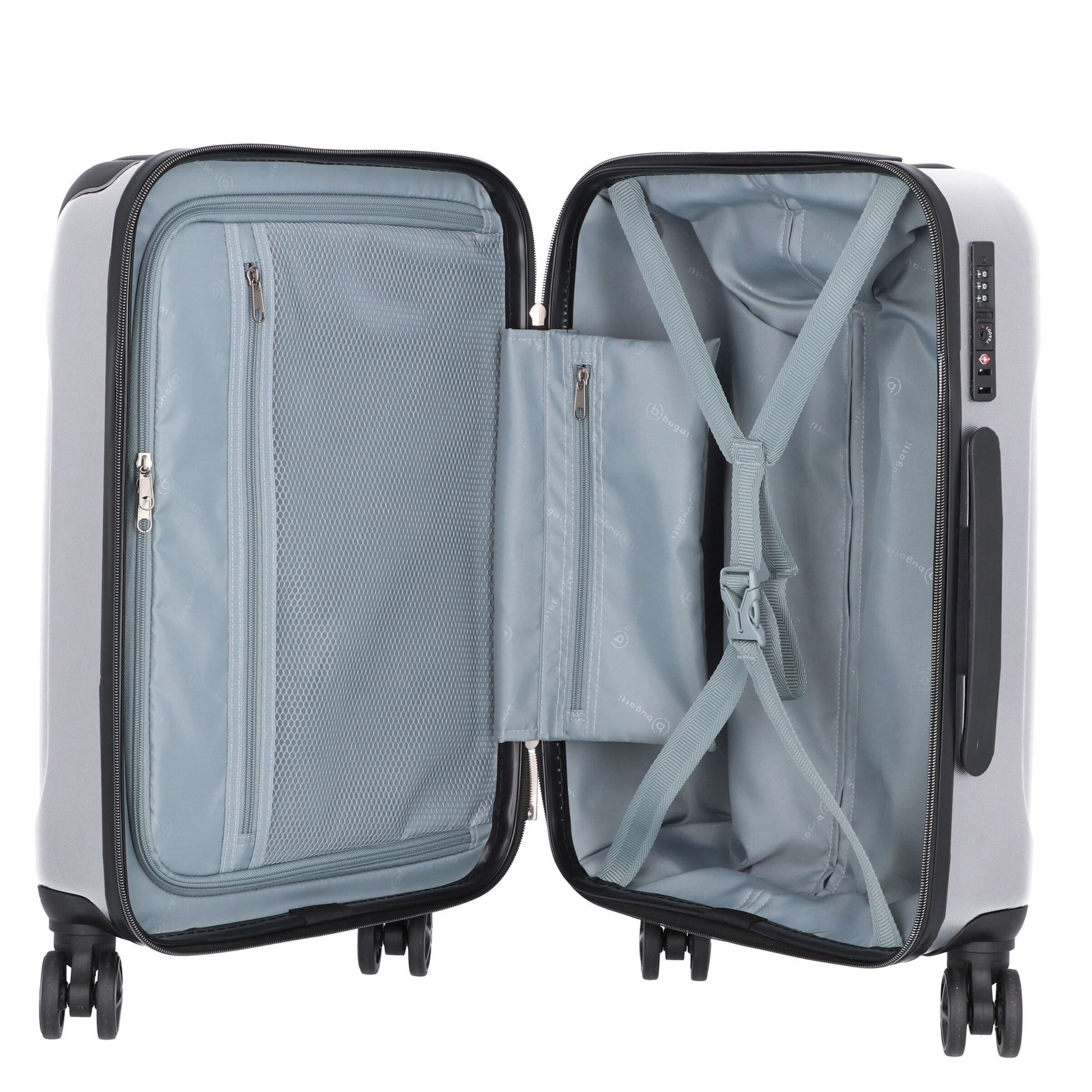 Valisette 'Valencia' bugatti en argent