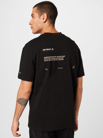 PUMA T-Shirt 'PUMA x NJR' in Schwarz