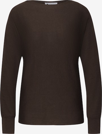 STREET ONE Pullover 'Dolman' in Braun: Vorderseite