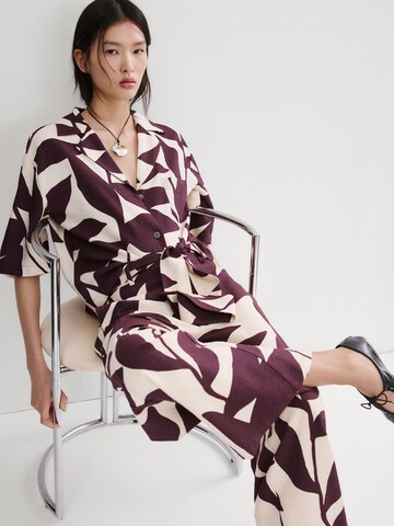 MANGO Blúz 'PLUMAS' - bézs