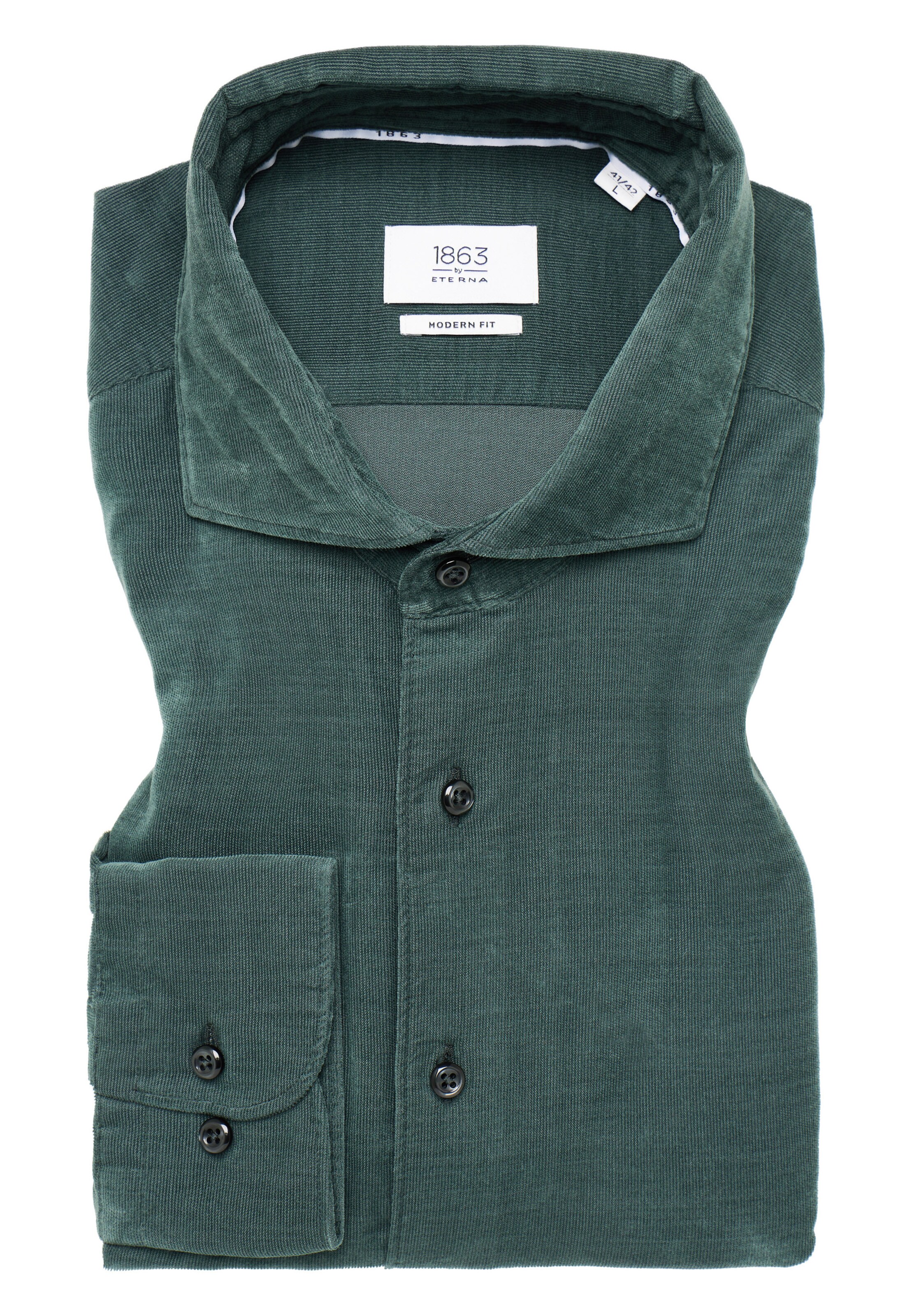 ETERNA Regular fit Zakelijk overhemd in Groen