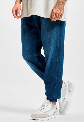 2Y Premium Tapered Jeans in Blau