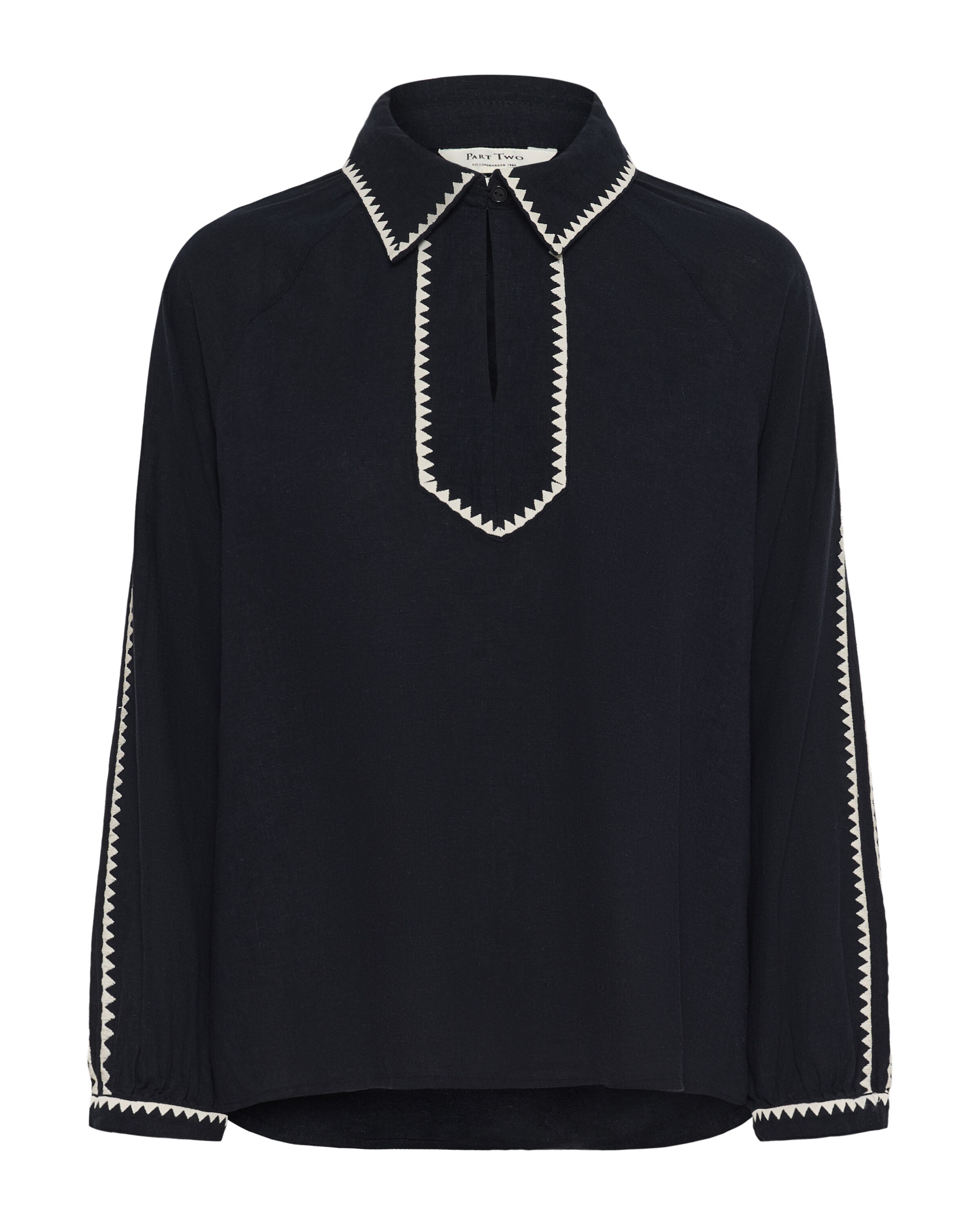 Part Two Bluse 'Aimy' i blå: forside