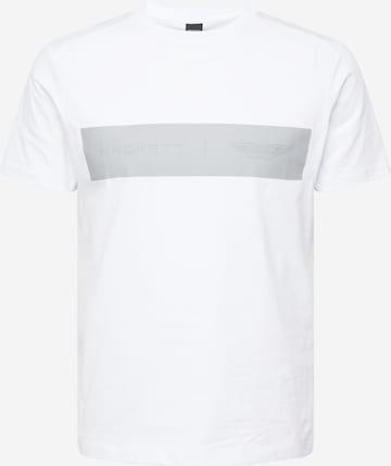 T-Shirt Hackett London en blanc : devant