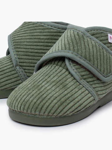 Pisamonas - Zapatillas de casa en verde