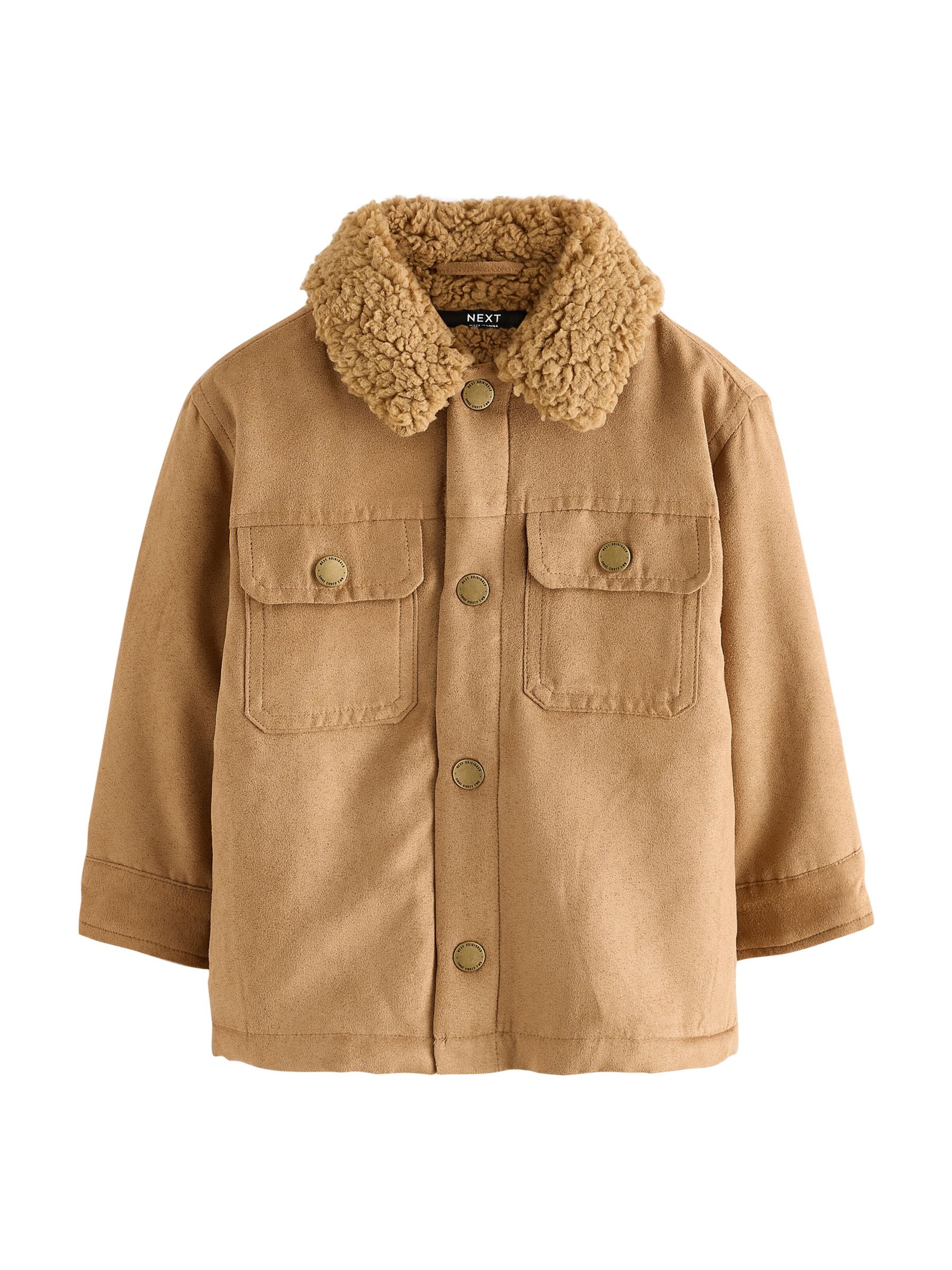 Next Jacke in Braun: Vorderseite