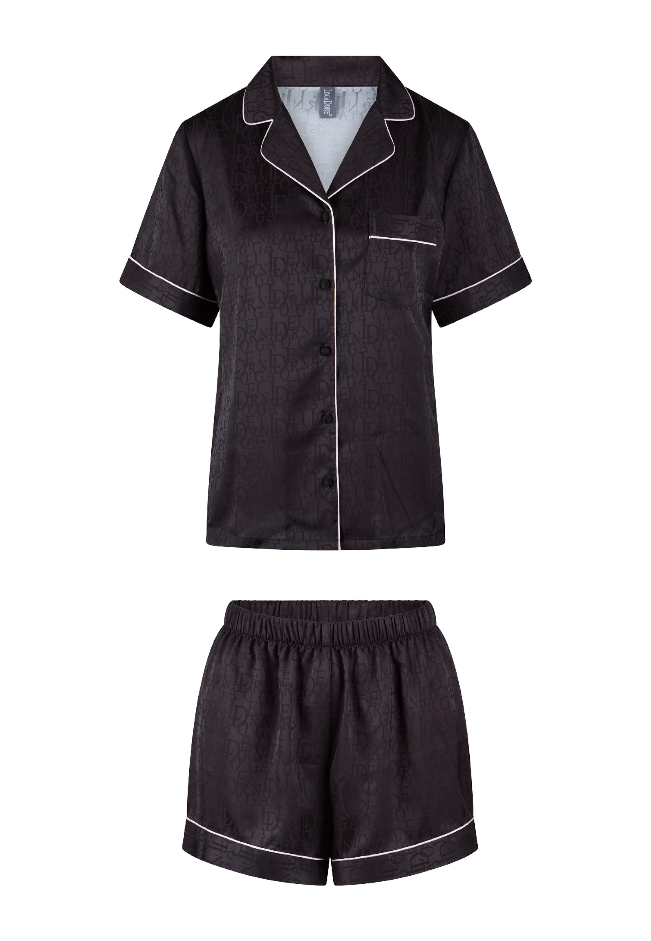 Shorty LingaDore en noir : devant