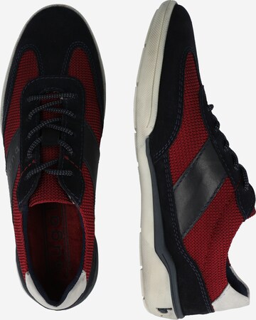 bugatti Athletic Lace-Up Shoes 'Lake' in Blue