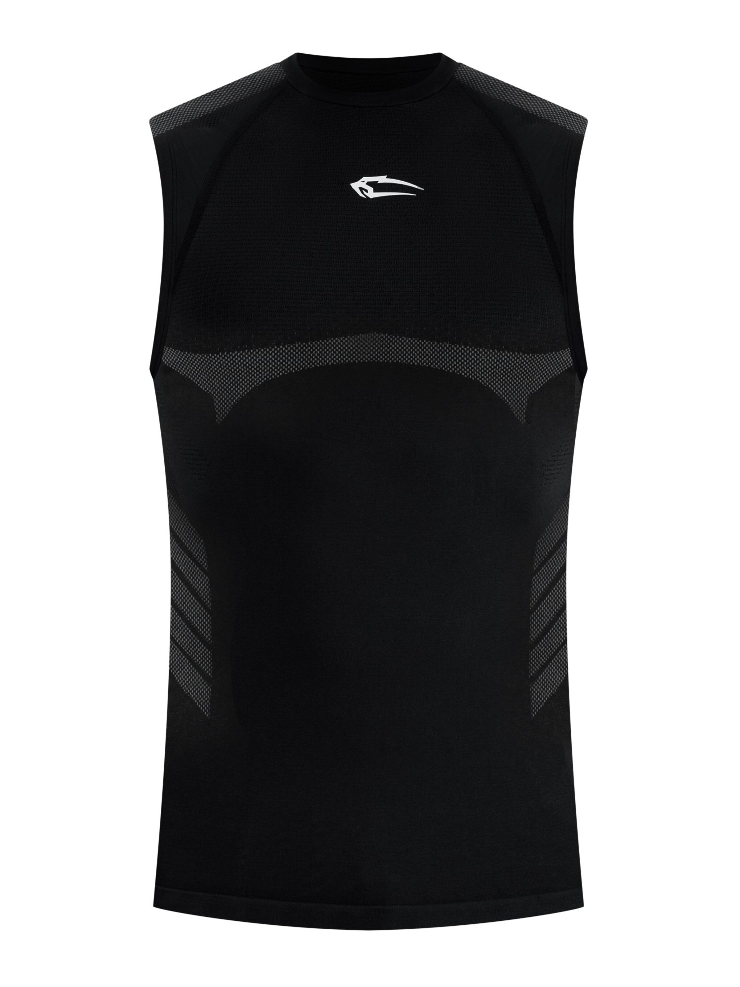 Smilodox Compression Tank Top Carnos in Schwarz: Vorderseite