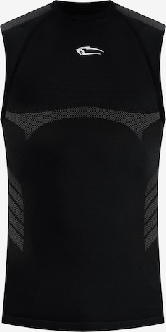Smilodox Compression Tank Top Carnos in Schwarz: Vorderseite