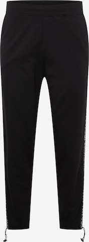 Gianni Kavanagh Slim fit Trousers in Black: front