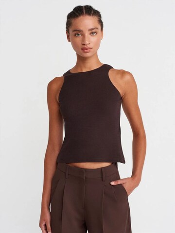 Dilvin Blouse 'Blusen' in Bruin: voorkant