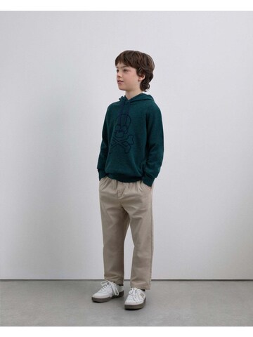 Pull-over 'Skull' Scalpers en vert : devant