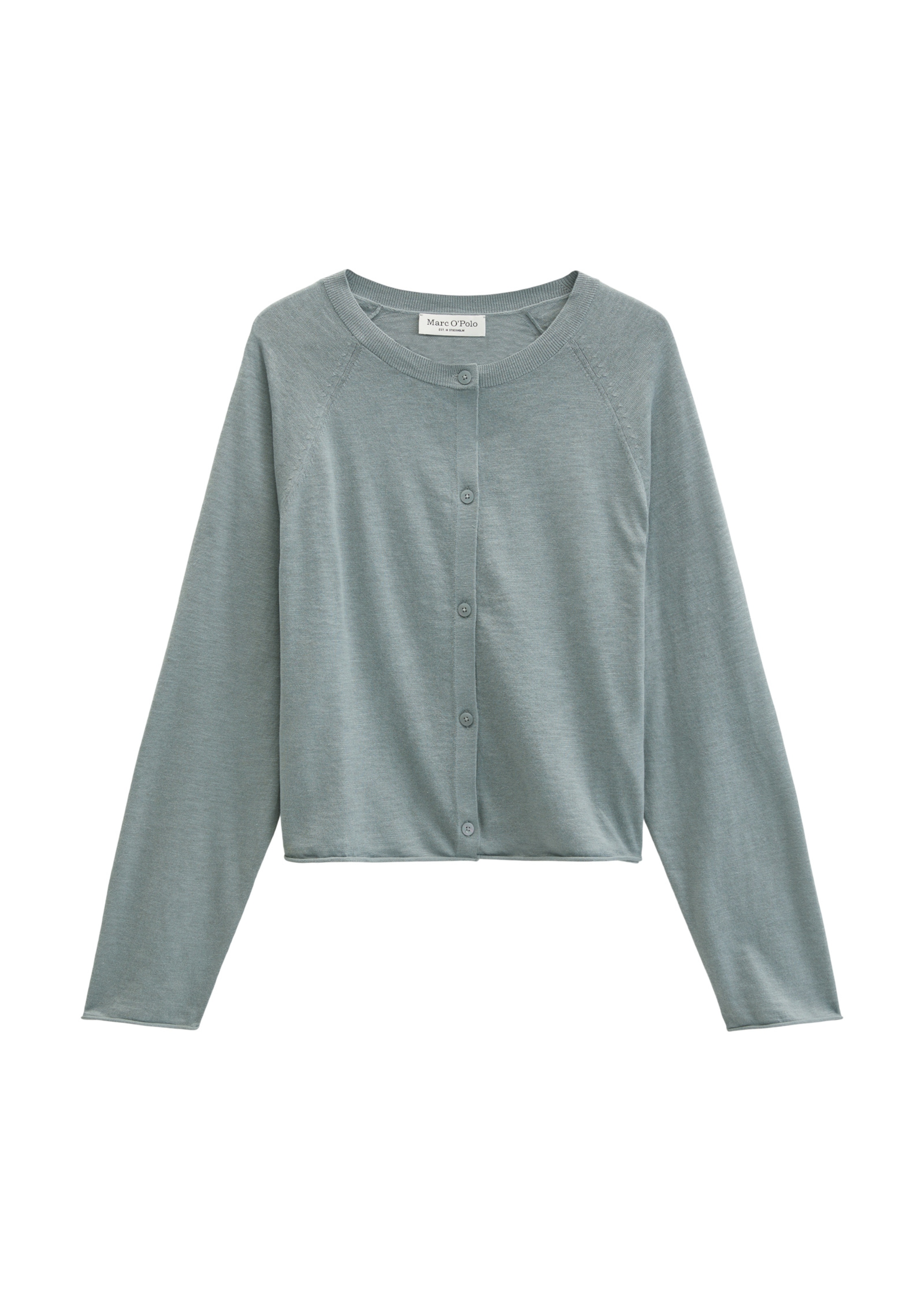 Cardigan Marc O'Polo en gris : devant