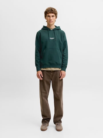 Bluză de molton 'JJESoho' de la JACK & JONES pe verde