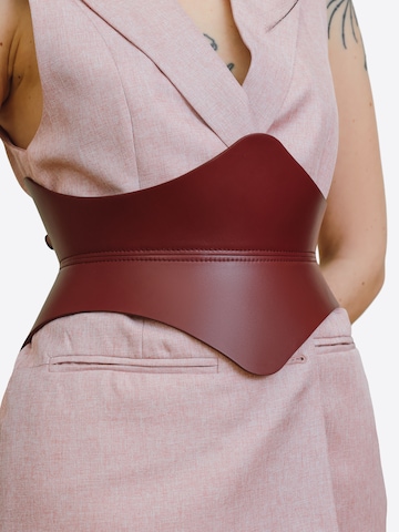 Haute Cuir - Cinturón 'Soreen' en rojo
