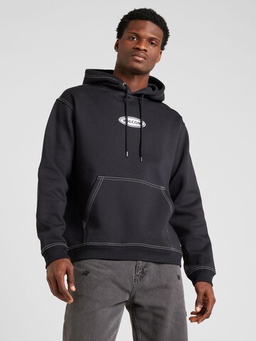 Volcom Sweatshirt 'WORKARD' in Zwart: voorkant