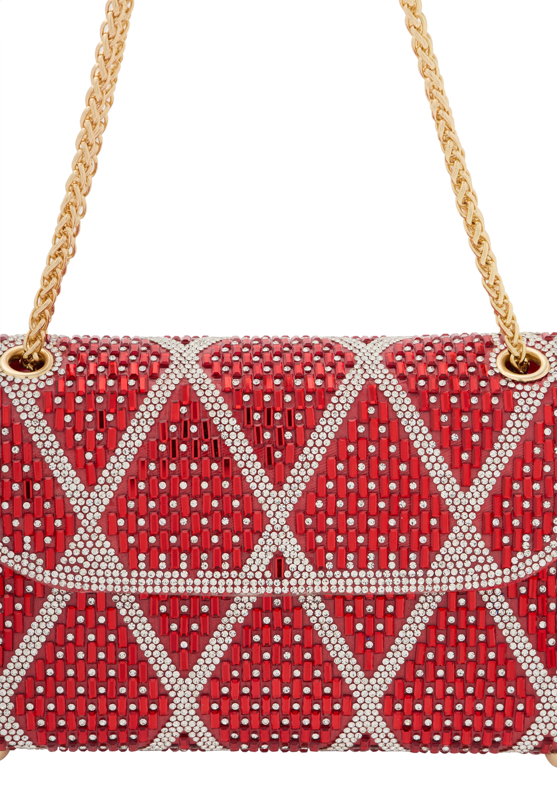 Sac à bandoulière faina en rouge