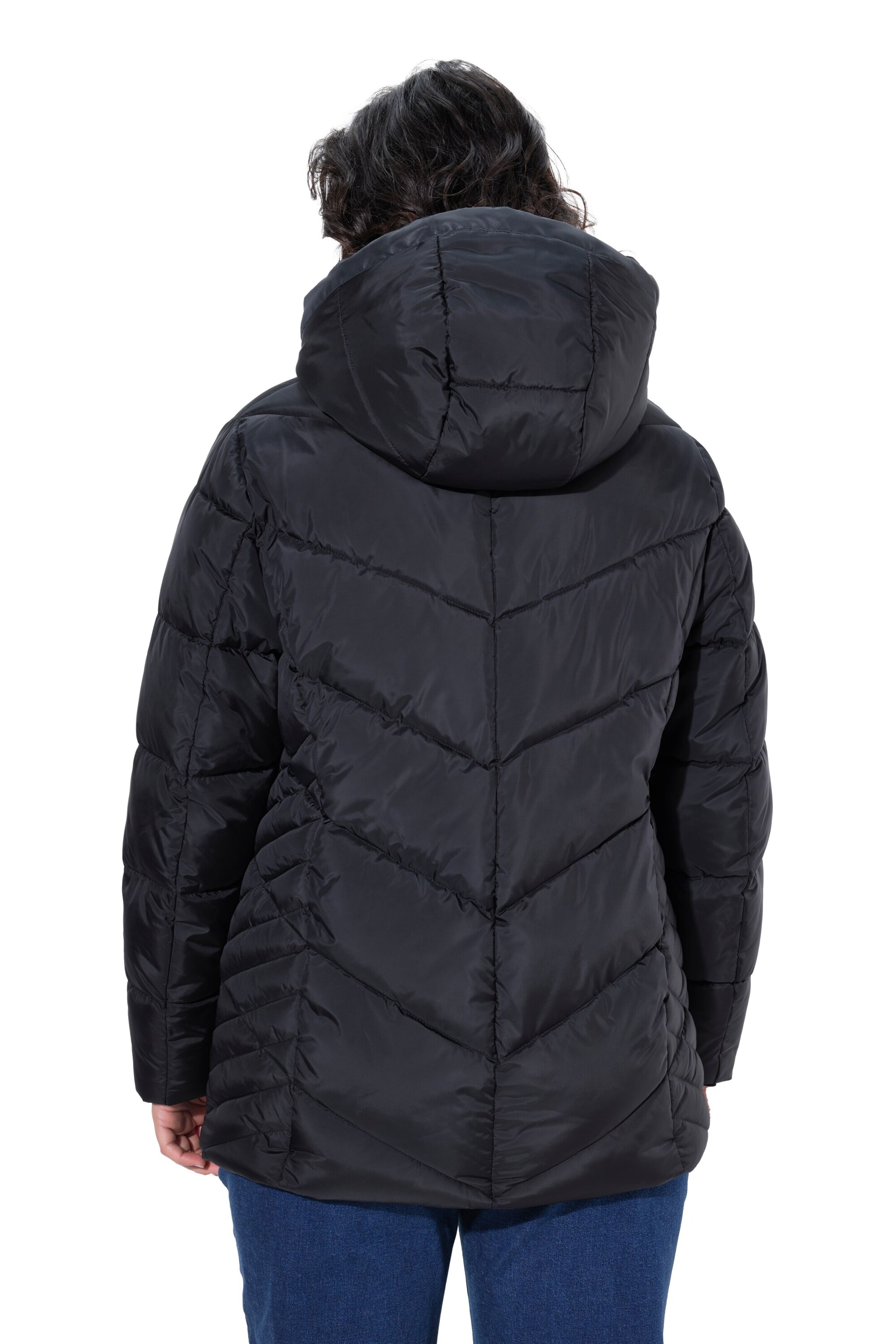 Ulla Popken Between-Season Jacket in Black