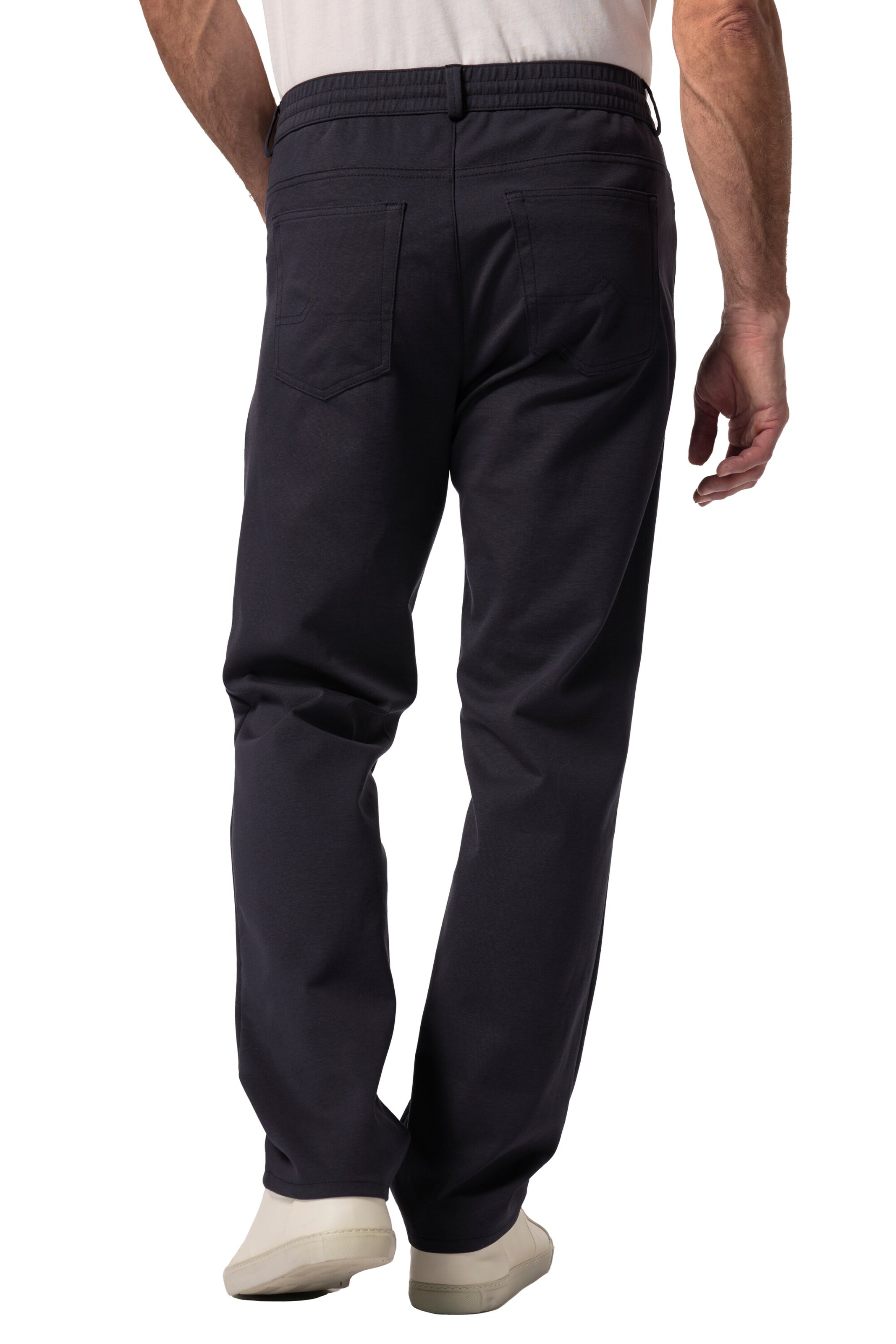 Boston Park Wide leg Chino trousers in Blue