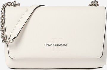Calvin Klein Jeans Skulderveske i hvit