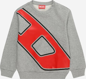 DIESEL - Sweatshirt em cinzento: frente