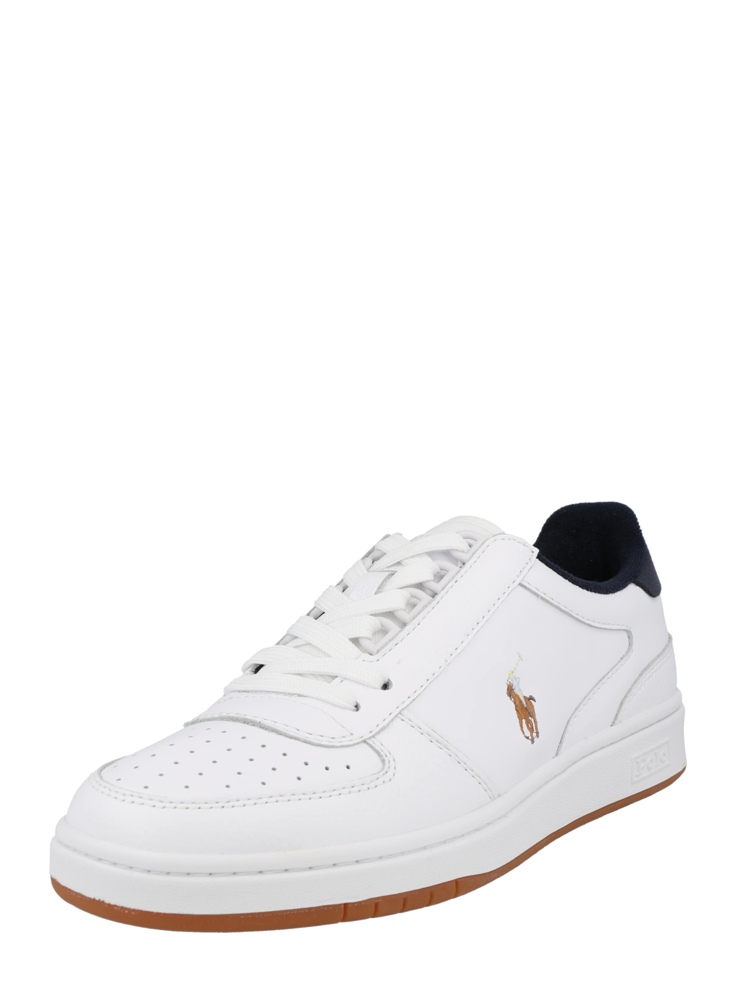 Sneaker bassa di Polo Ralph Lauren in bianco: frontale