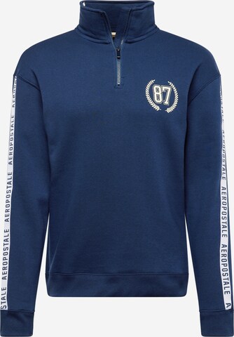 AÉROPOSTALE Sweatshirt in Blue: front