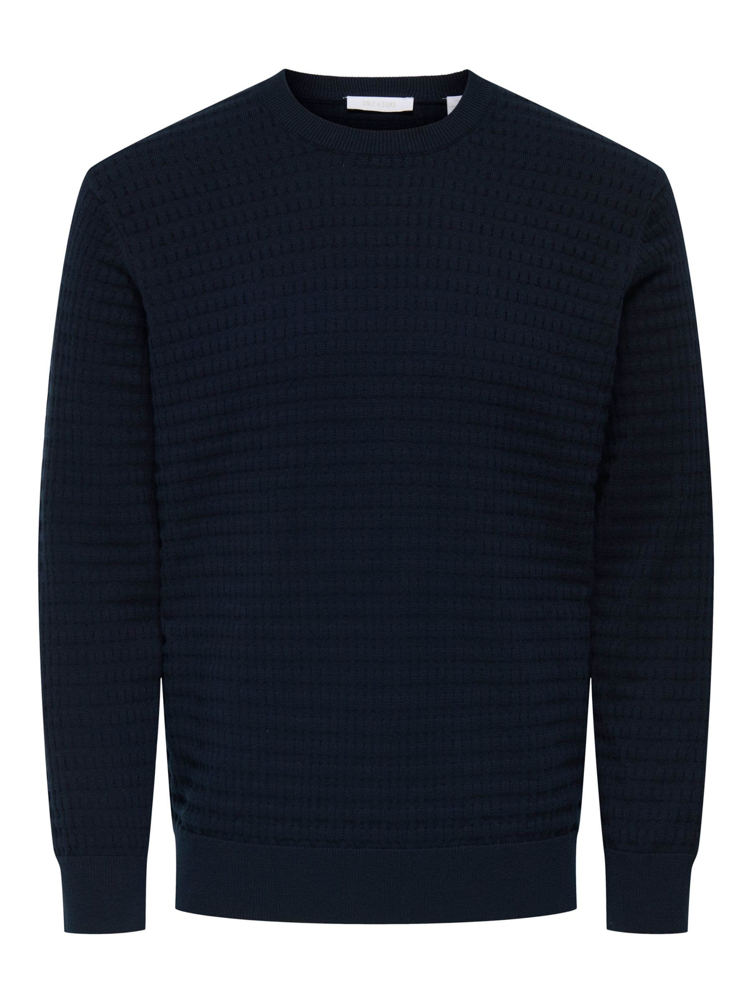 Only & Sons Pull-over 'ONSBerry' en marine, Vue avec produit