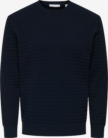 Pull-over 'ONSBerry' Only & Sons en bleu : devant