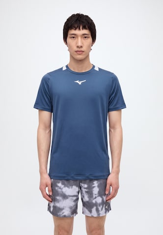 MIZUNO Performance shirt in Blue: front