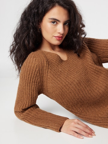 DRYKORN Sweater 'LYNETTE' in Brown