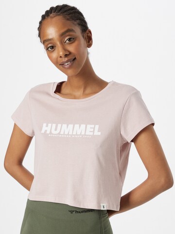 HummelTehnička sportska majica 'LEGACY' - roza boja: prednji dio