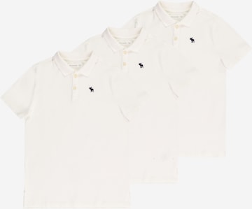 Abercrombie & Fitch Μπλουζάκι σε λευκό: μπροστά