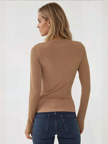 Hiccup Blouse in Brown