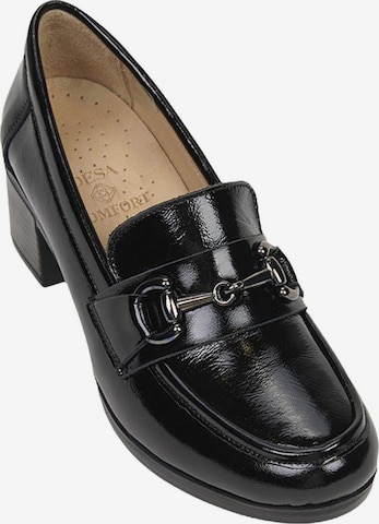 Desa - Zapatos con plataforma en negro: frente