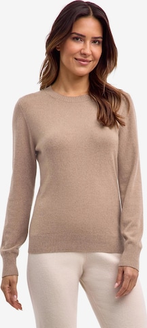 FALKE Pullover 'Pure Cashmere' in Beige: Vorderseite