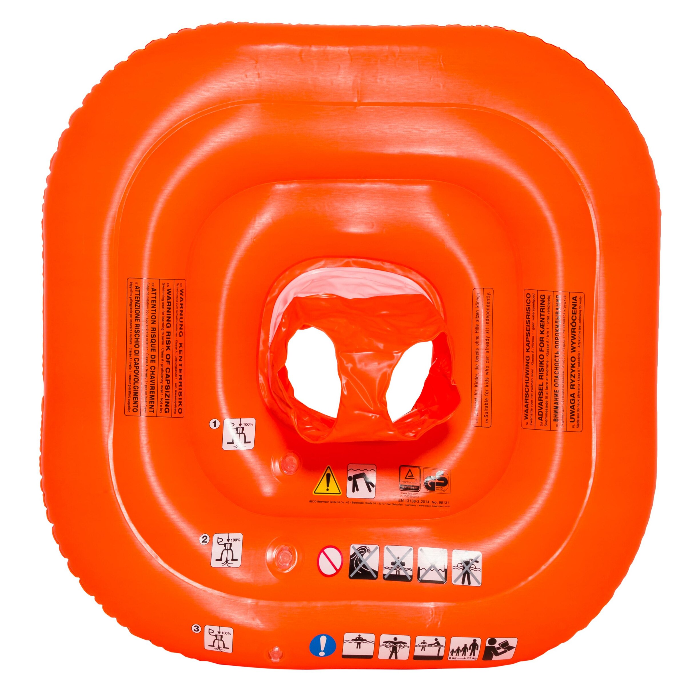 BECO BERMANN Babyschwimmsitz in Orange