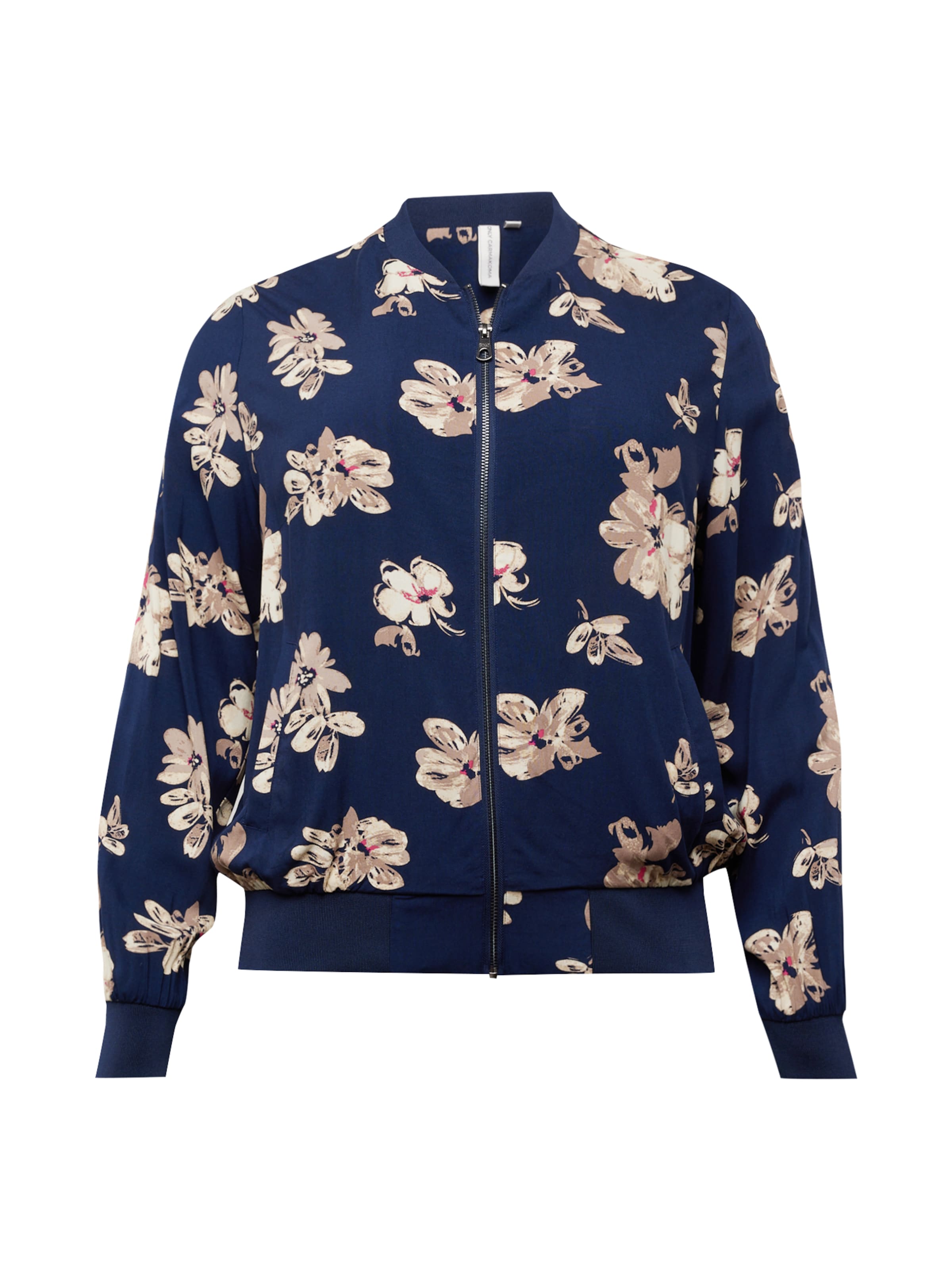 ONLY Carmakoma Overgangsjakke 'NOVA DITTE LIFE' i blå: forside